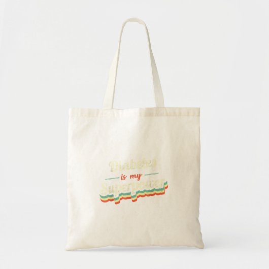 糖尿病は私の特権 トートバッグ (正面)