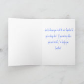 糖尿病を持つ子供のための勇気付けられる カード (内部)