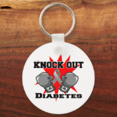 糖尿病を撲滅する キーホルダー (正面)