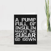 糖尿病ギフトAポンプのインスリンのフルSug カード (正面)