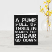 糖尿病ギフトAポンプのインスリンのフルSug カード (黄色い花)
