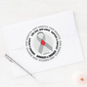 糖尿病サークル ラウンドシール (封筒)