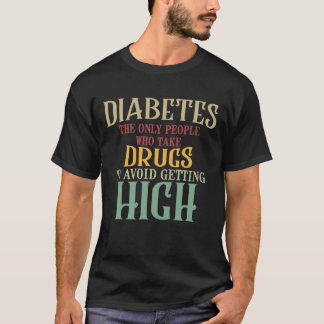 糖尿病シャツ Tシャツ