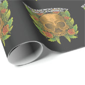 糖尿病スカル糖尿病T1Dすい臓 ラッピングペーパー (ロールコーナー)