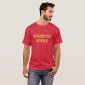 糖尿病ティー Tシャツ (正面フル)