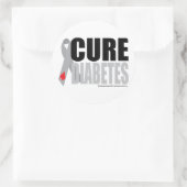 糖尿病リボンを治療する ラウンドシール (バッグ)