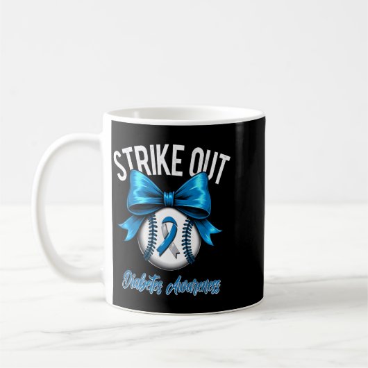 糖尿病啓発 ストライクアウト コーヒーマグカップ (左)