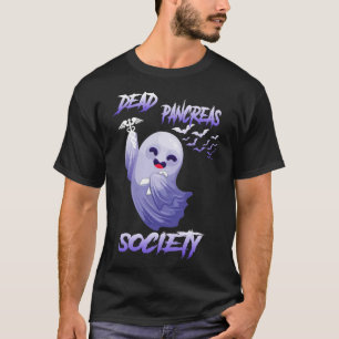 糖尿病啓発 デッド・パンクレアス・ソサエティ ガイコツ Tシャツ