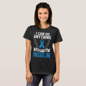 糖尿病引用文糖尿病戦闘機T1d糖尿病戦争 Tシャツ (正面フル)