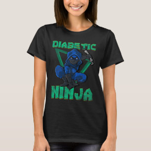 糖尿病忍者1型糖尿病認識度ギフトアイディア Tシャツ