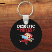 糖尿病忍者1型糖尿病認識度 キーホルダー (正面)