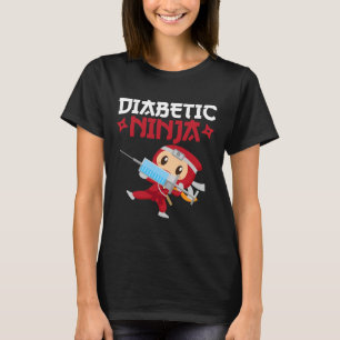 糖尿病忍者1型糖尿病認識度 Tシャツ