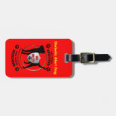 糖尿病性の注意深い犬ID ラゲッジタグ (正面横)