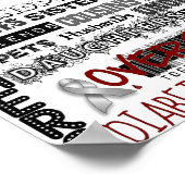 糖尿病性認識度 ポスター (角)