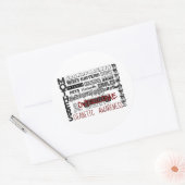 糖尿病性認識度 ラウンドシール (封筒)