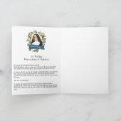 糖尿病患者の聖パウリナ（ポーリン）パトロン聖人 シーズンカード (内部)