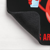 糖尿病患者は余分に甘いです マウスパッド (コーナー)