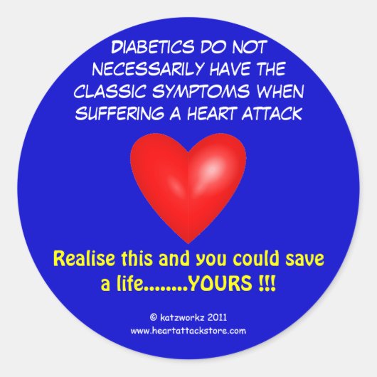 糖尿病患者は必ずしも持っていない ラウンドシール (正面)