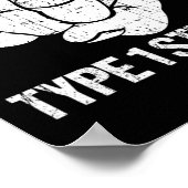 糖尿病患者ファイター認識度糖尿病型 ポスター (角)