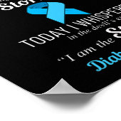 糖尿病戦士ストーム最高の糖尿症認識度Gif ポスター (角)