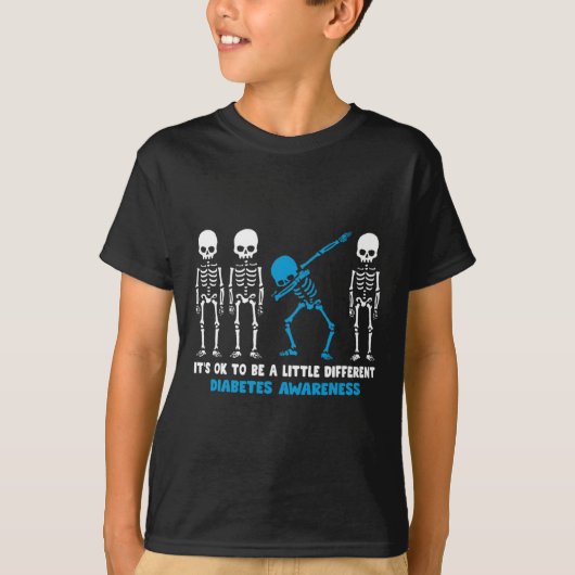 糖尿病戦士ママ認識度ギフト大丈夫 Tシャツ (正面)