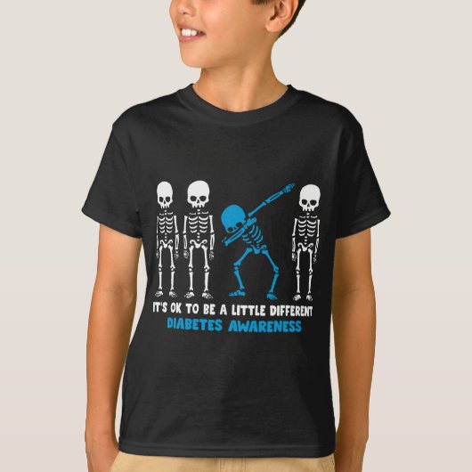 糖尿病戦士ママ認識度ギフト大丈夫 Tシャツ (正面)