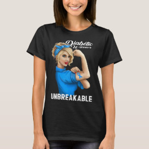 糖尿病戦士認識度インスリン糖尿病型1 Tシャツ