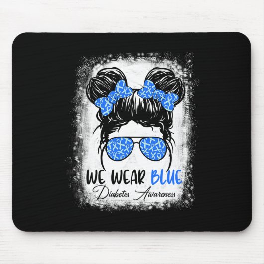 糖尿病戦士認識度糖尿病支援タイプw マウスパッド (正面)