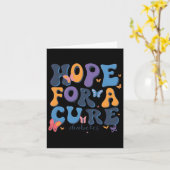 糖尿病治療への希望を広める カード (黄色い花)