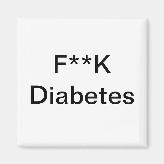 糖尿病磁石 マグネット (正面)