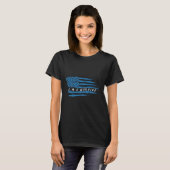 糖尿病認識度アメリカ国旗の戦士T1 T2 Tシャツ (正面フル)