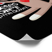 糖尿病認識度サポートリボンウォークティー ポスター (角)