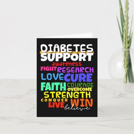 糖尿病認識度サポート月ウォーク カード (正面)