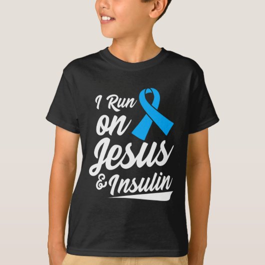 糖尿病認識度タイプ1 2 – 糖尿病T1d T2d Tシャツ (正面)