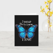 糖尿病認識度バタフライファミリーサポートT1d Wo カード (黄色い花)