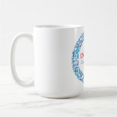 糖尿病認識度ブルーサークル コーヒーマグカップ (左)