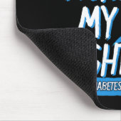 糖尿病認識度ブルーファイトリボンDM糖尿病G マウスパッド (コーナー)