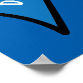 糖尿病認識度リボン ポスター (角)