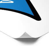 糖尿病認識度リボン ポスター (角)