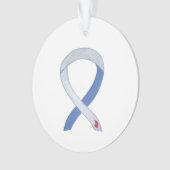 糖尿病認識度リボンIDDMカスタムオーナメント オーナメント (正面)