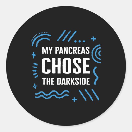 糖尿病認識度型1型インスリン戦闘機サポート ラウンドシール (正面)