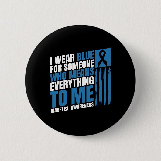 糖尿病認識度月メッシーバンマザーT1 T2 缶バッジ (正面)