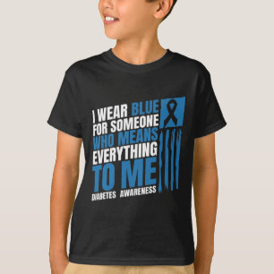糖尿病認識度月メッシーバンマザーT1 T2 Tシャツ