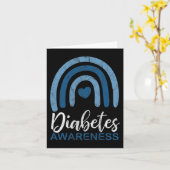 糖尿病認識度月レトロレインボーT1 T2 カード (黄色い花)