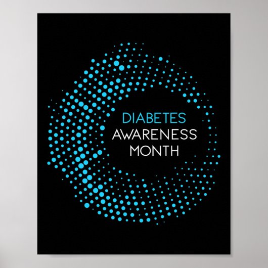 糖尿病認識度月T1およびT2糖尿病患者 ポスター (正面)