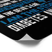 糖尿病認識度私はストームデビル ポスター (角)