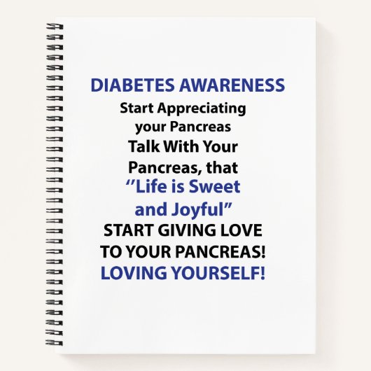 糖尿病認識度 ノートブック (正面)