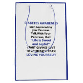 糖尿病認識度 ミディアムペーパーバッグ (正面)