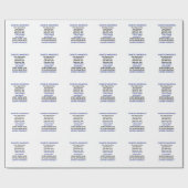 糖尿病認識度 ラッピングペーパー (フラット)