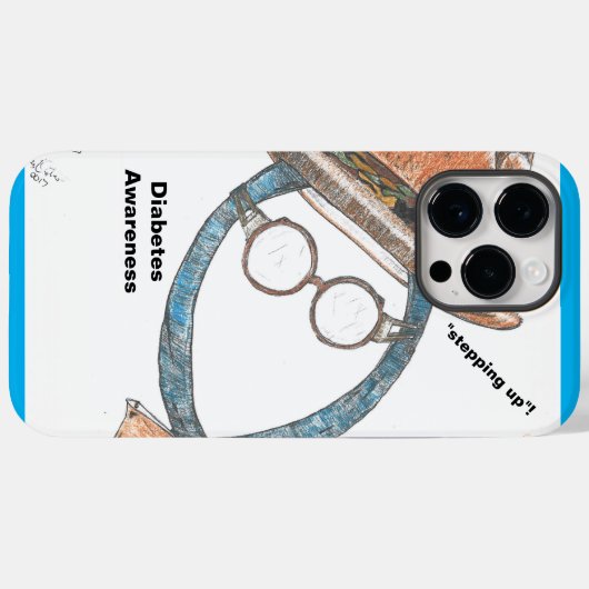 糖尿病認識度 Case-Mate iPhoneケース (裏面 (横))